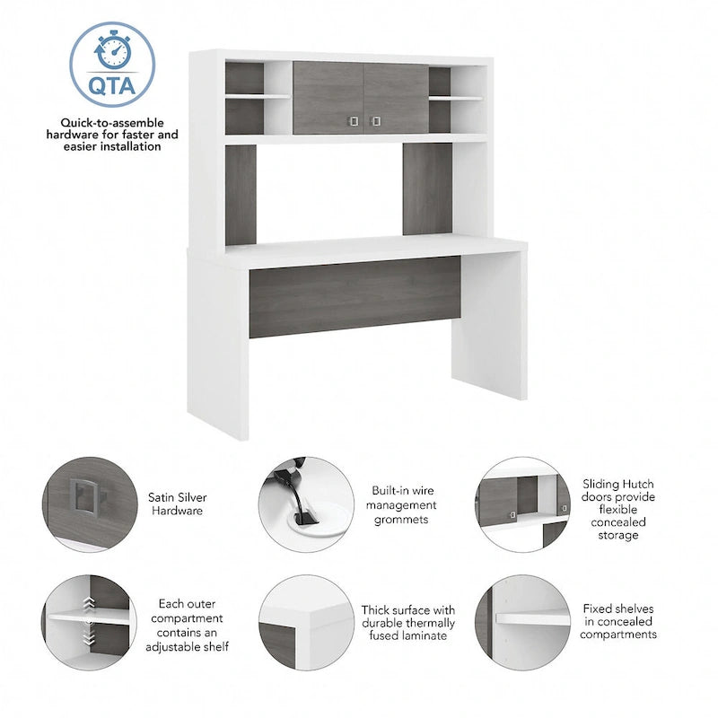 Bureau avec étagère