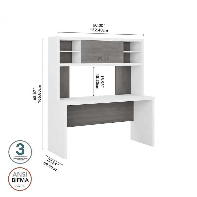 Bureau avec étagère