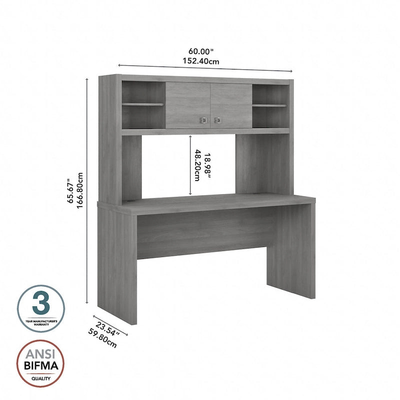 Bureau avec étagère