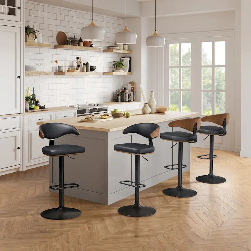 Tabourets de bar pivotants et réglables