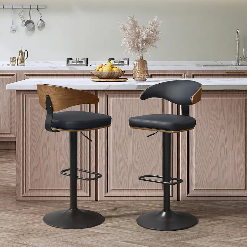 Tabourets de bar pivotants et réglables