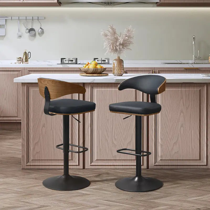 Tabourets de bar pivotants et réglables