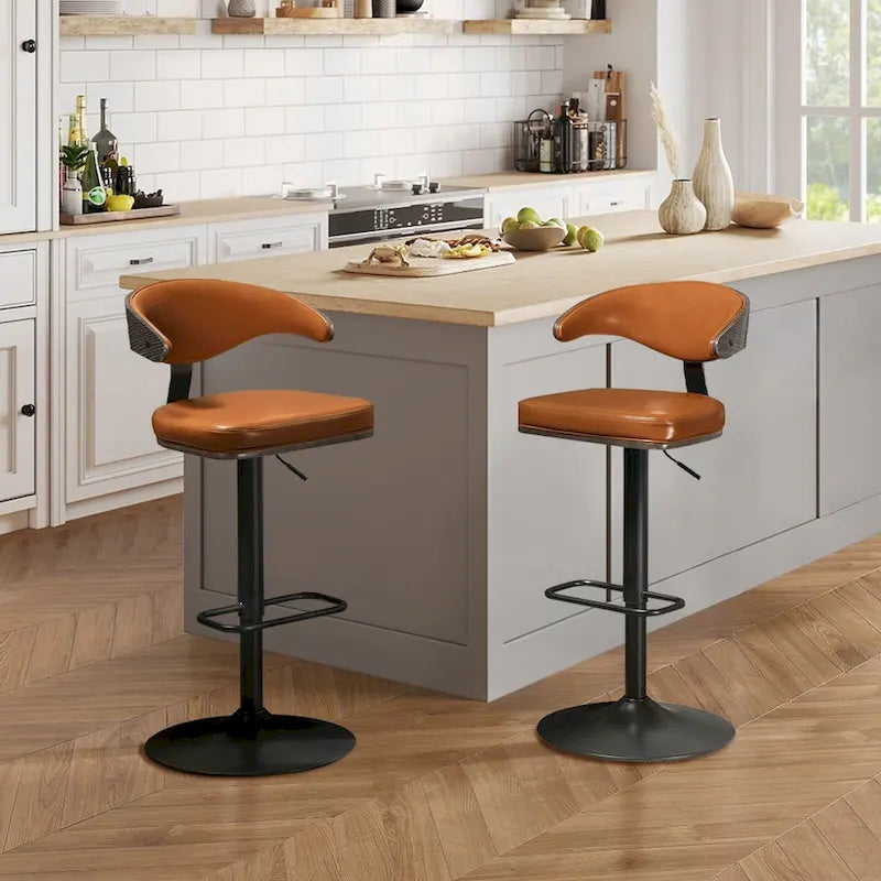 Tabourets de bar pivotants et réglables