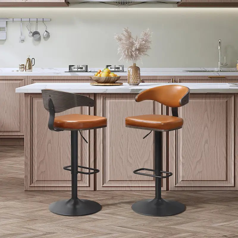 Tabourets de bar pivotants et réglables