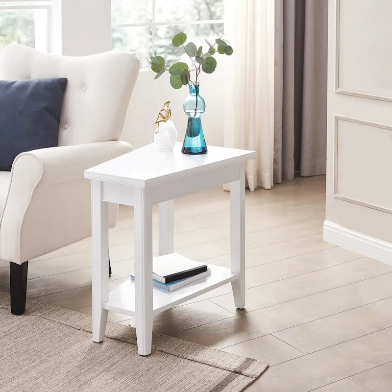Table d'appoint compensée pour fauteuil inclinable avec étagère