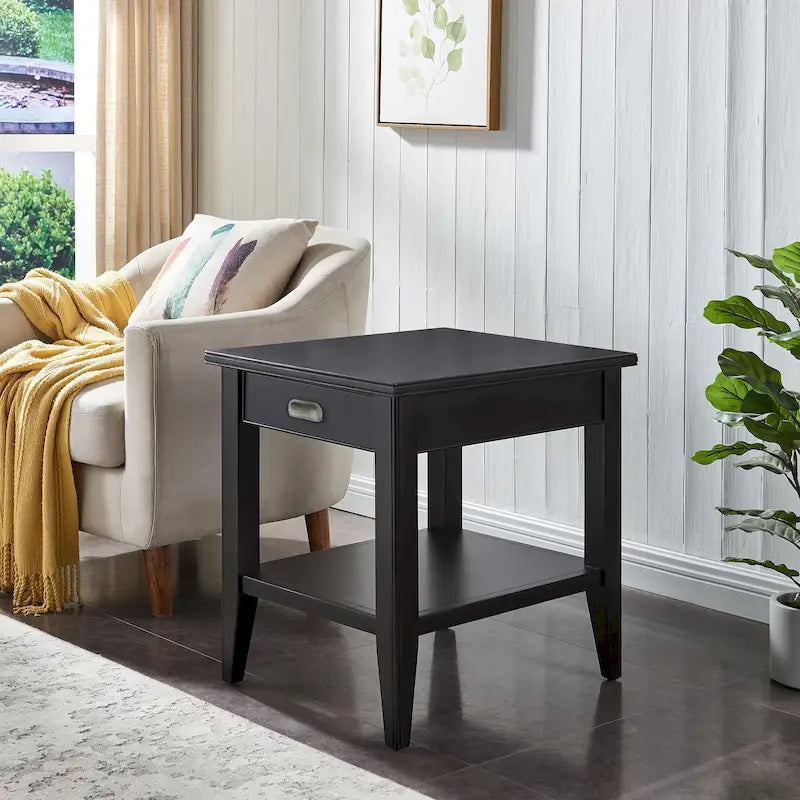 Table d'appoint compensée pour fauteuil inclinable avec étagère