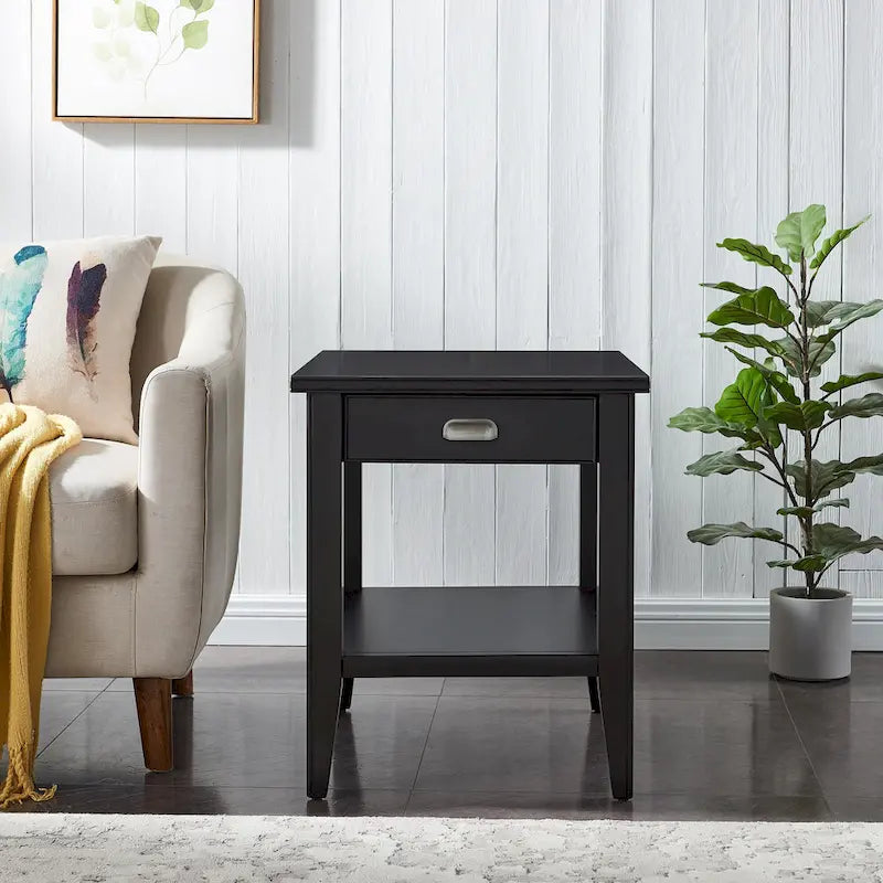 Table d'appoint compensée pour fauteuil inclinable avec étagère