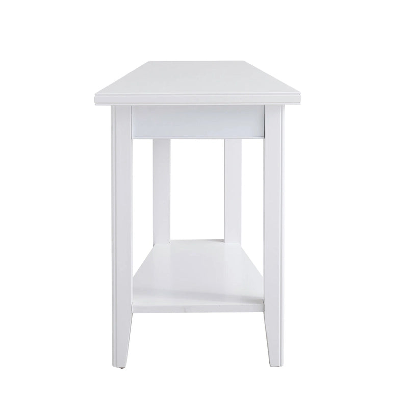 Table d'appoint compensée pour fauteuil inclinable avec étagère