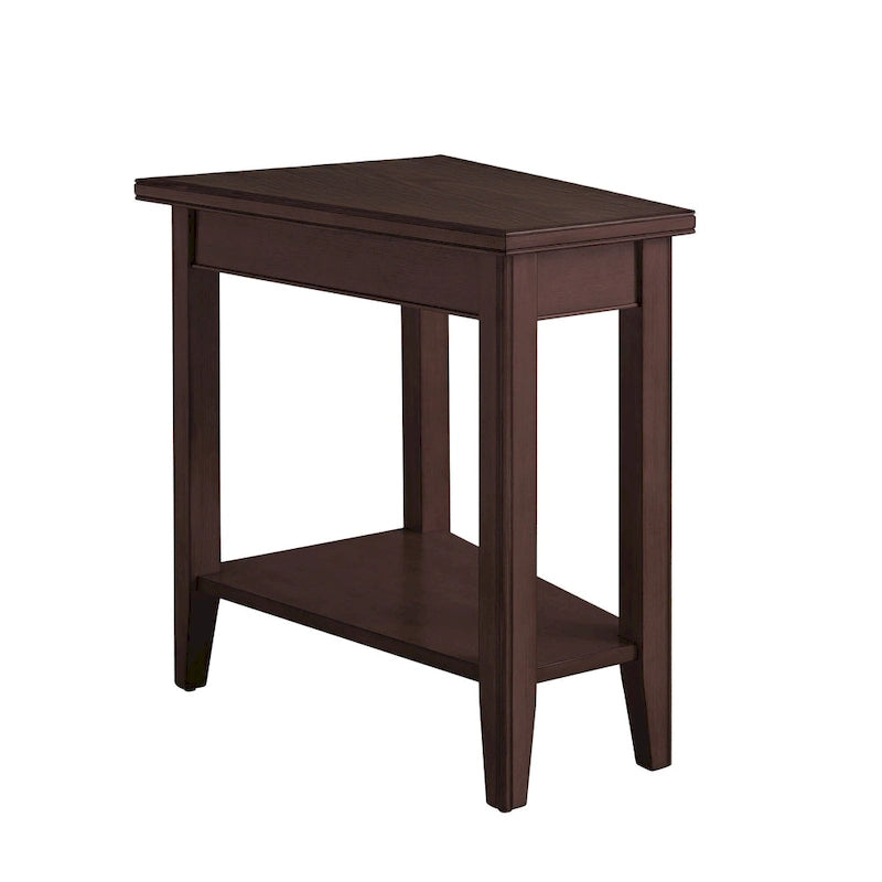 Table d'appoint compensée pour fauteuil inclinable avec étagère