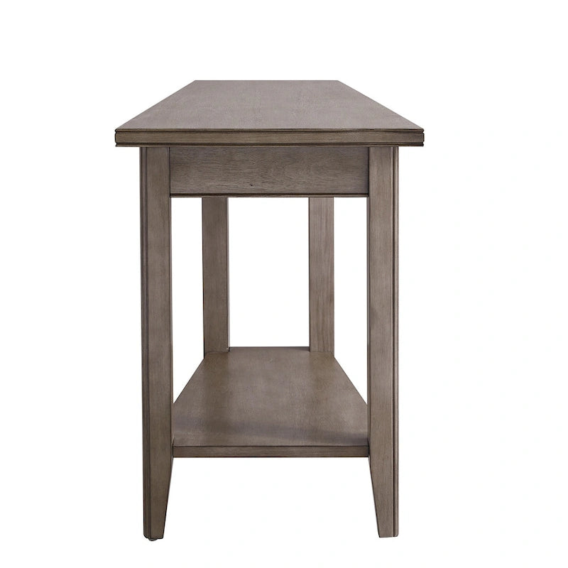 Table d'appoint compensée pour fauteuil inclinable avec étagère