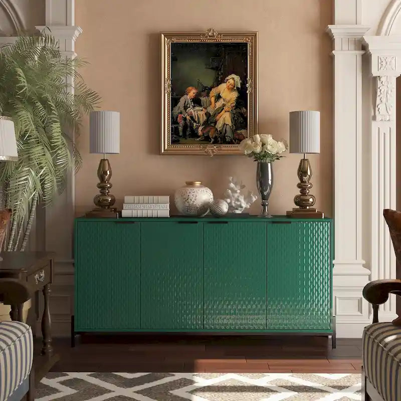 Buffets d'appoint de rangement 4 portes