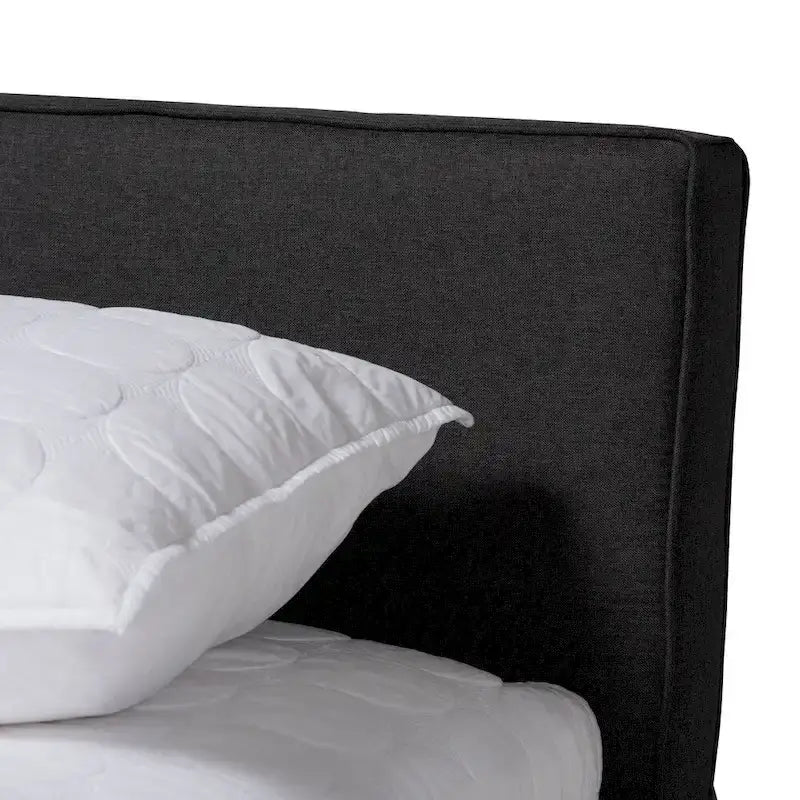 Lit plateforme de rangement taille contemporaine