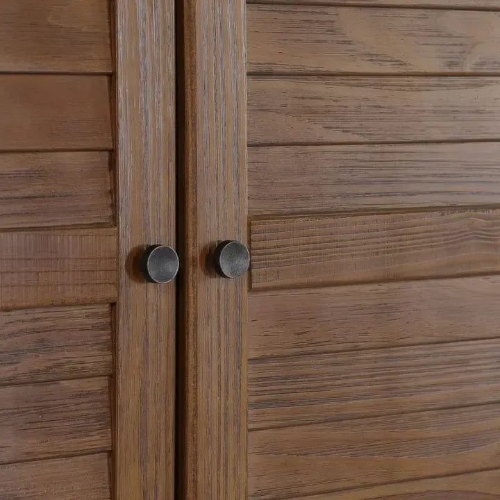 Meuble en bois Armoire 3 portes en bois massif