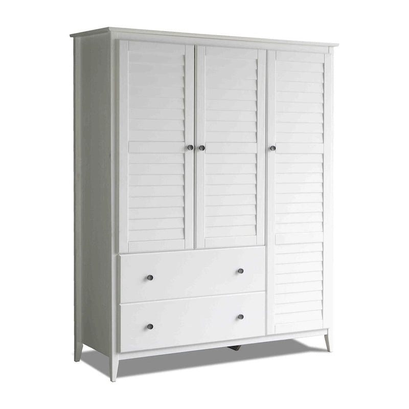 Meuble en bois Armoire 3 portes en bois massif