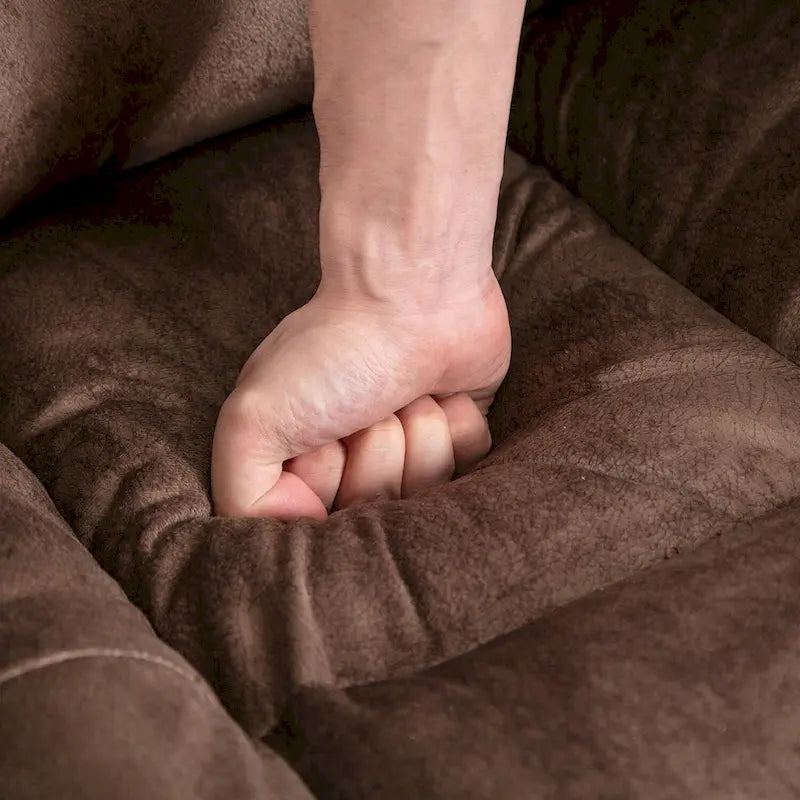 Fauteuil inclinable et pivotant à 360° avec massage manuel, chaleur et vibrations