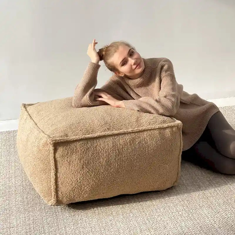 Canapé poire pouf ottoman 28 x 28 pour salon