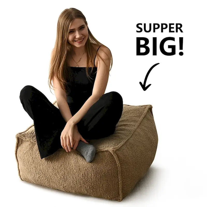 Canapé poire pouf ottoman 28 x 28 pour salon