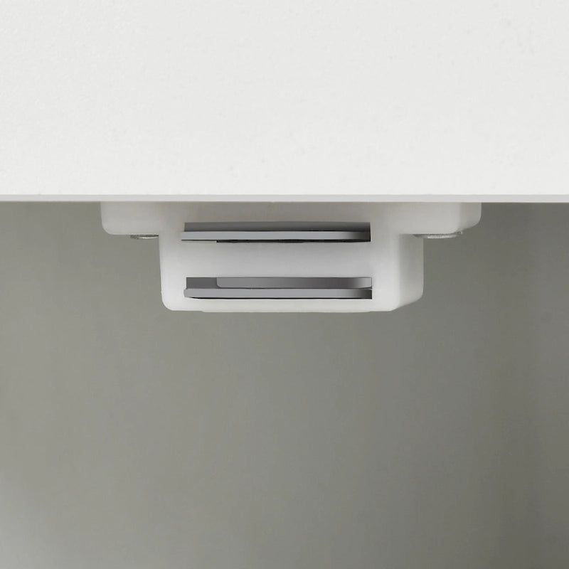 Table d'appoint de style ferme avec station de recharge, Table d'appoint de canapé avec USB et rangement
