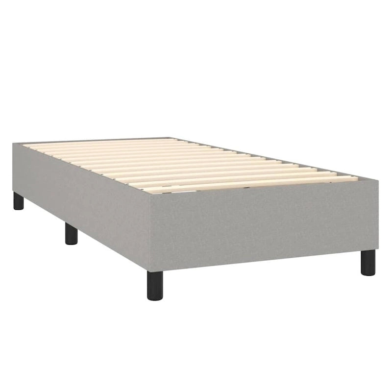Cadre de lit Sommier Lit plateforme Sommier de matelas Chambre Tissu