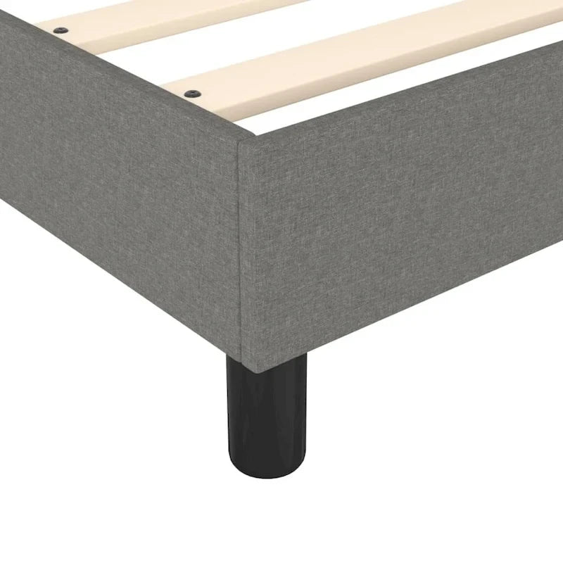 Cadre de lit Sommier Lit plateforme Sommier de matelas Chambre Tissu