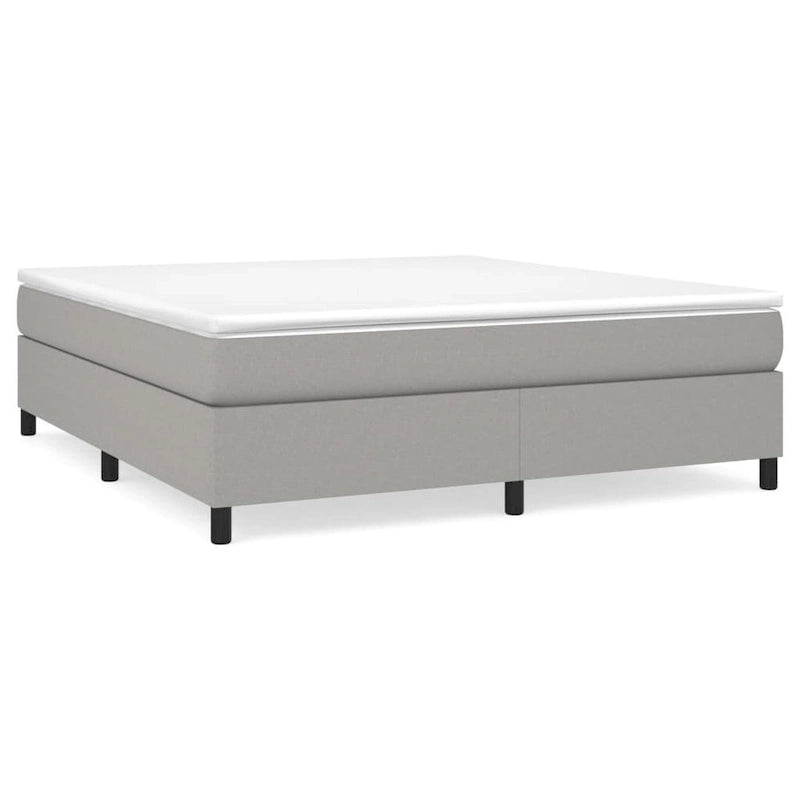Cadre de lit Sommier Lit plateforme Sommier de matelas Chambre Tissu