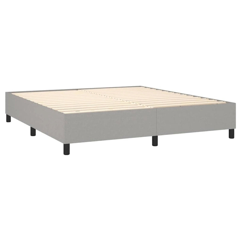 Cadre de lit Sommier Lit plateforme Sommier de matelas Chambre Tissu