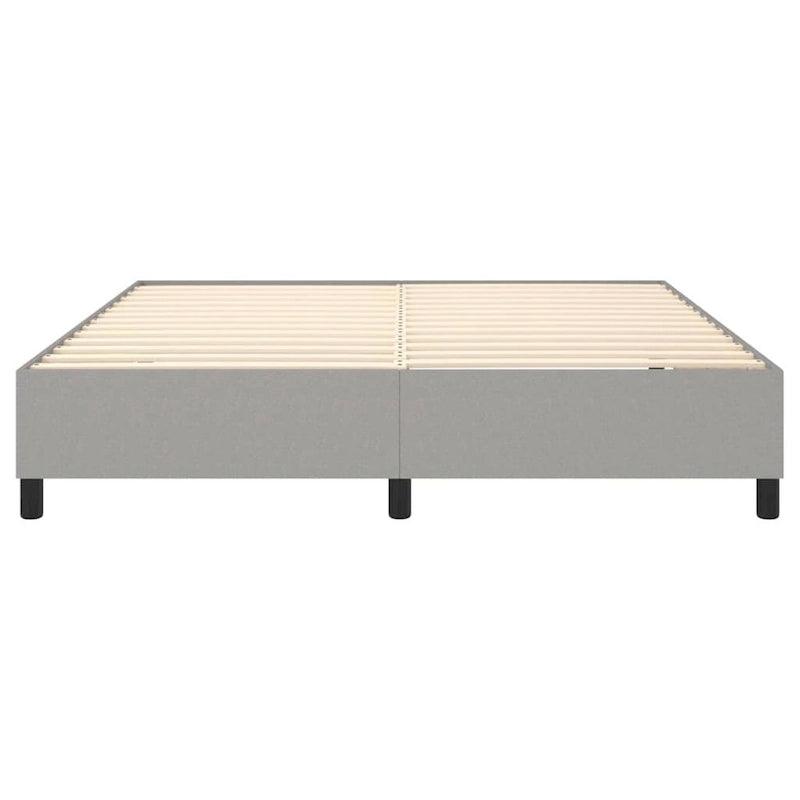 Cadre de lit Sommier Lit plateforme Sommier de matelas Chambre Tissu
