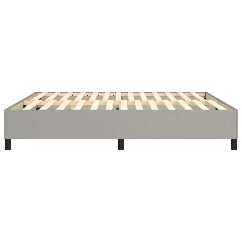 Cadre de lit Sommier Lit plateforme Sommier de matelas Chambre Tissu