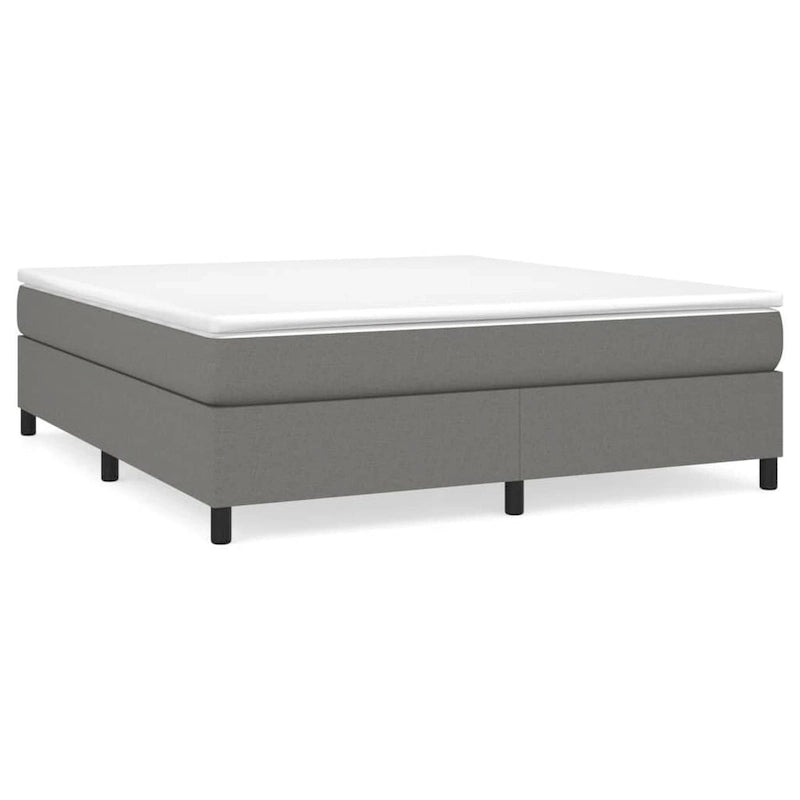 Cadre de lit Sommier Lit plateforme Sommier de matelas Chambre Tissu