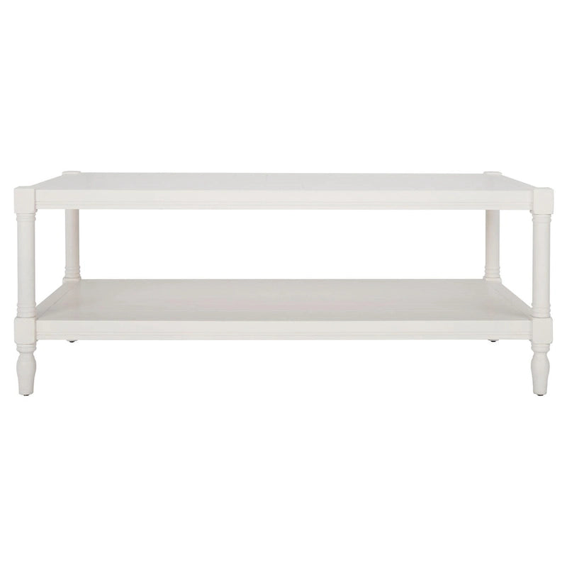 Table basse blanche - 47,2 x 23,6 x 18,9 - 47Lx24Px19H
