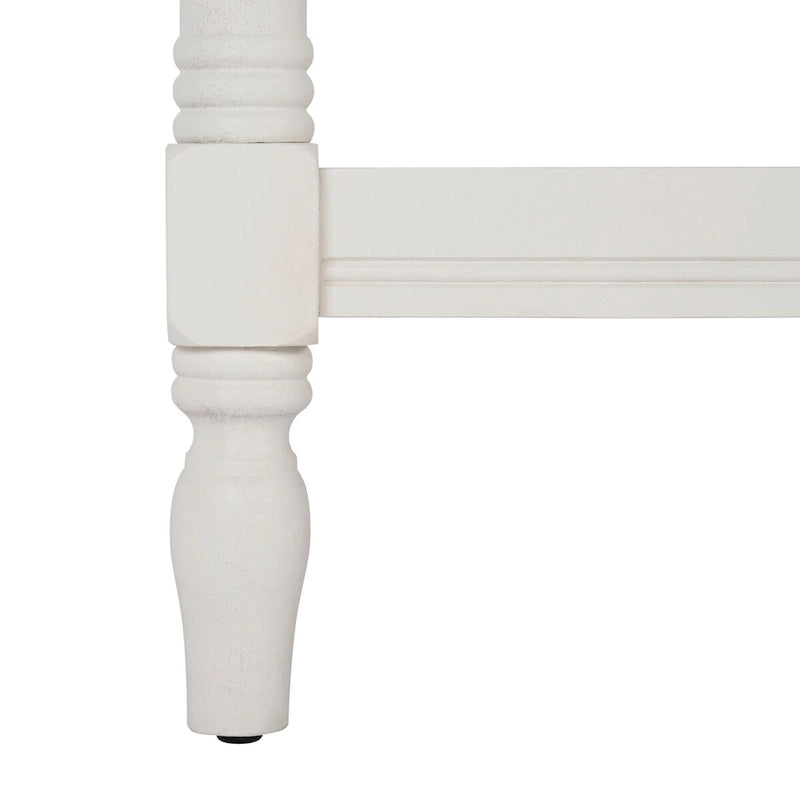 Table basse blanche - 47,2 x 23,6 x 18,9 - 47Lx24Px19H