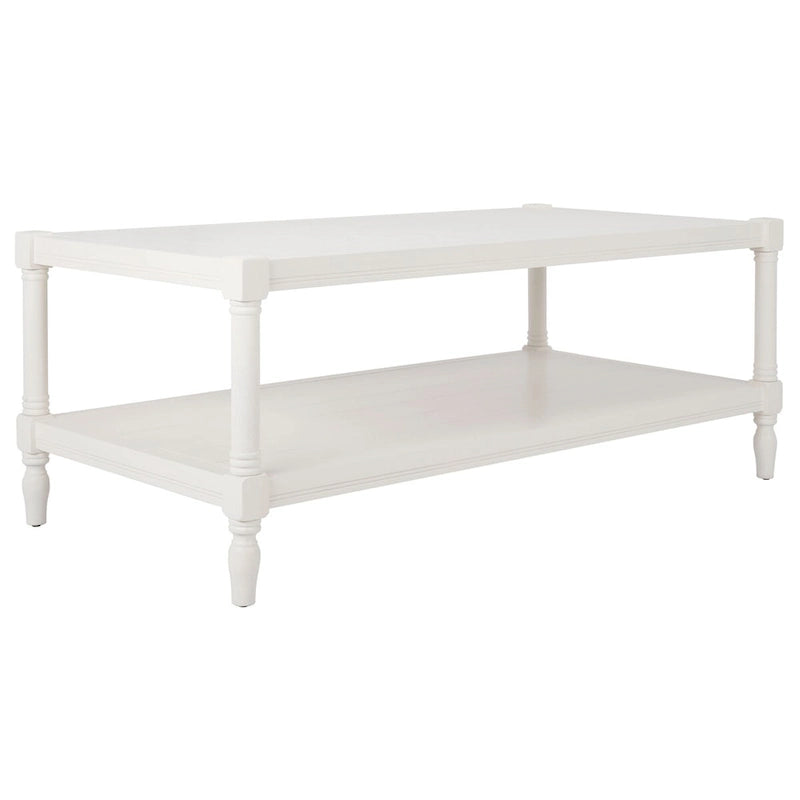 Table basse blanche - 47,2 x 23,6 x 18,9 - 47Lx24Px19H