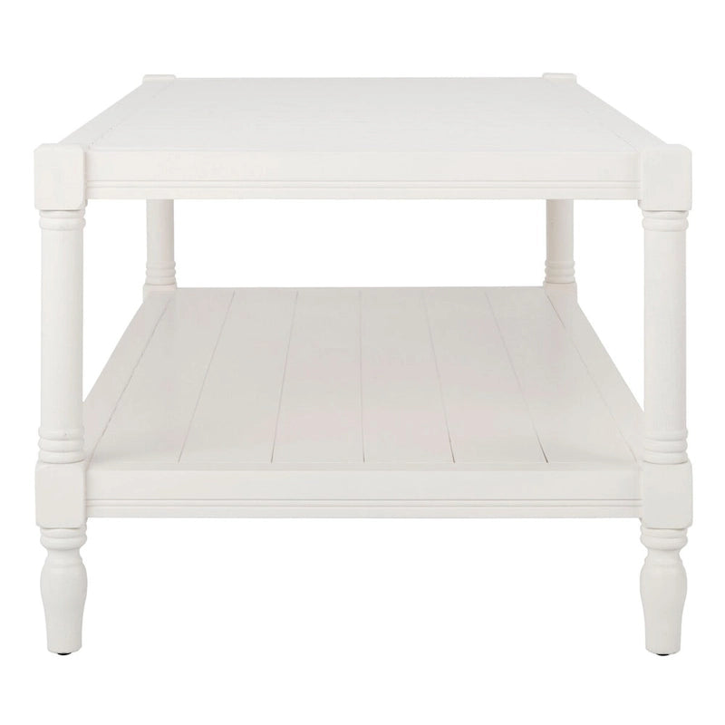 Table basse blanche - 47,2 x 23,6 x 18,9 - 47Lx24Px19H