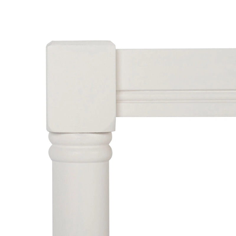 Table basse blanche - 47,2 x 23,6 x 18,9 - 47Lx24Px19H