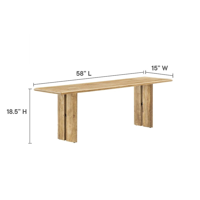 Banc en bois