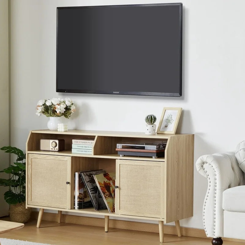 Grand Meuble pour Platine Vinyle - 48,42P x 15,74L x 29,52H
