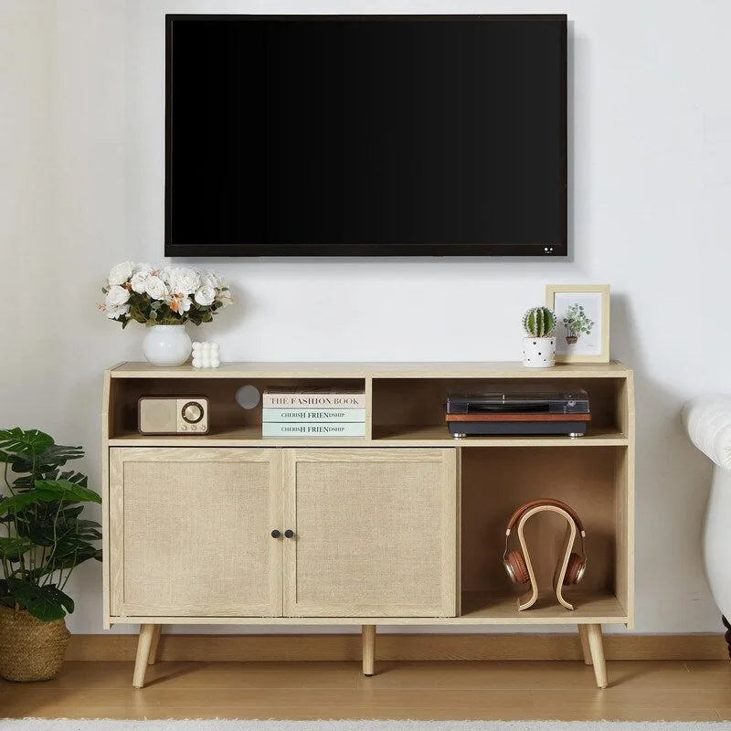 Grand Meuble pour Platine Vinyle - 48,42P x 15,74L x 29,52H