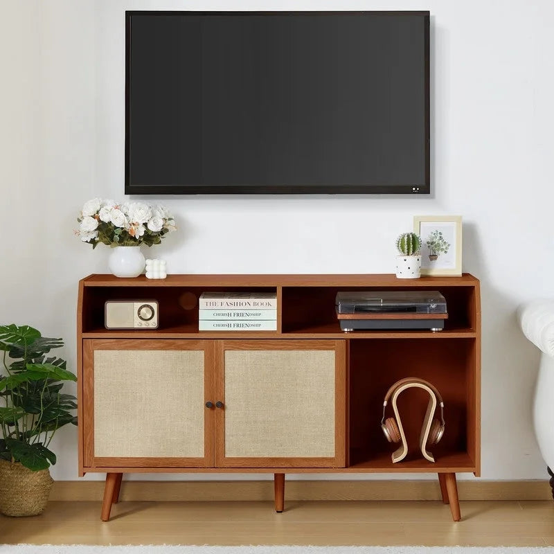 Grand Meuble pour Platine Vinyle - 48,42P x 15,74L x 29,52H
