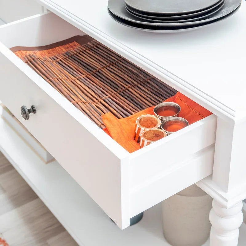Console en bois blanc