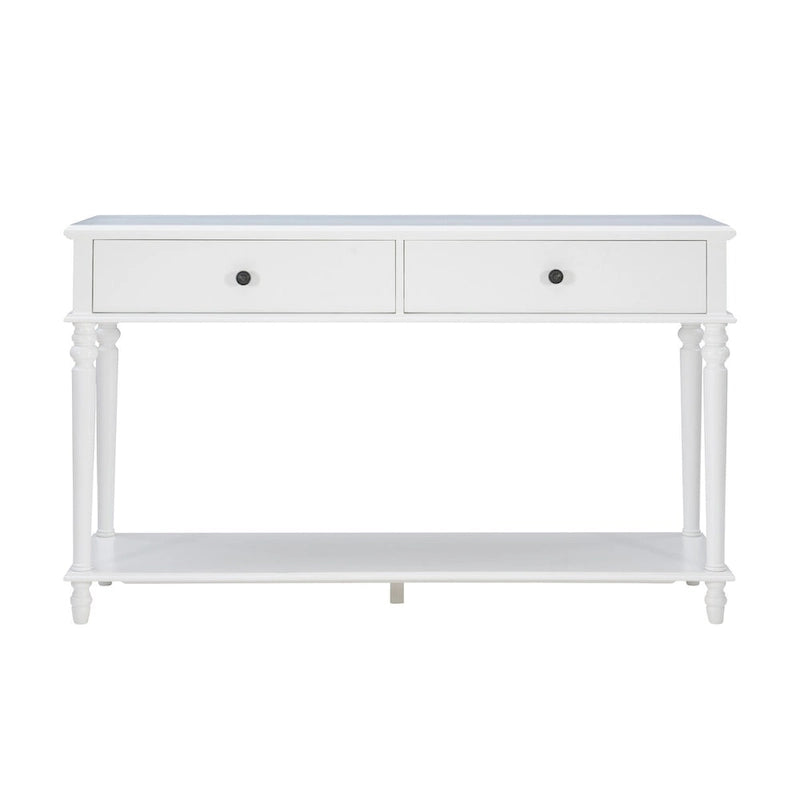 Console en bois blanc