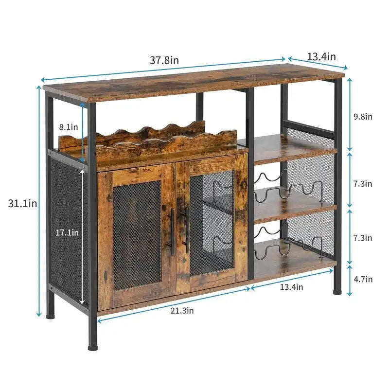 Meuble de bar à vin - 37.8P x 13.4L x 31.1H