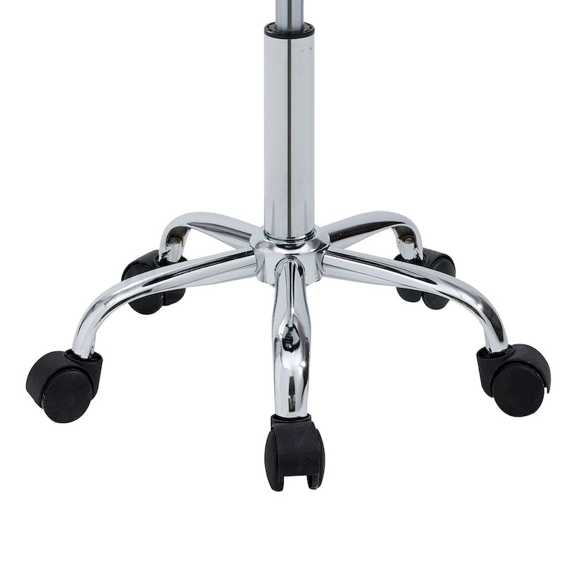 Tabouret roulant de salon/spa en similicuir sans dossier