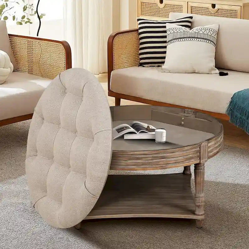 Table basse ronde grande