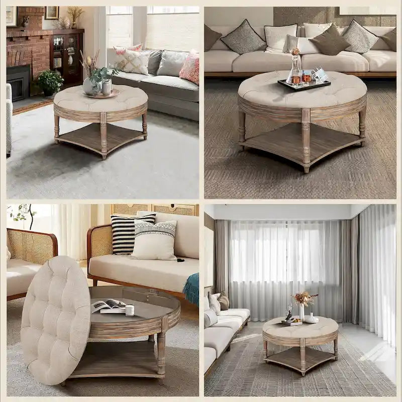 Table basse ronde grande