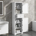Meuble de Rangement Haut de Salle de Bain avec Tiroir et Étagère Réglable