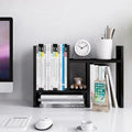Étagère de Rangement de Bureau en Bois avec Rangement