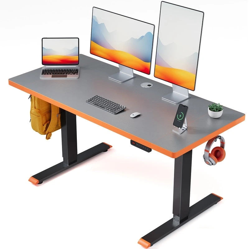 Bureau d'ordinateur 48 x 24 pouces, électrique, réglable en hauteur