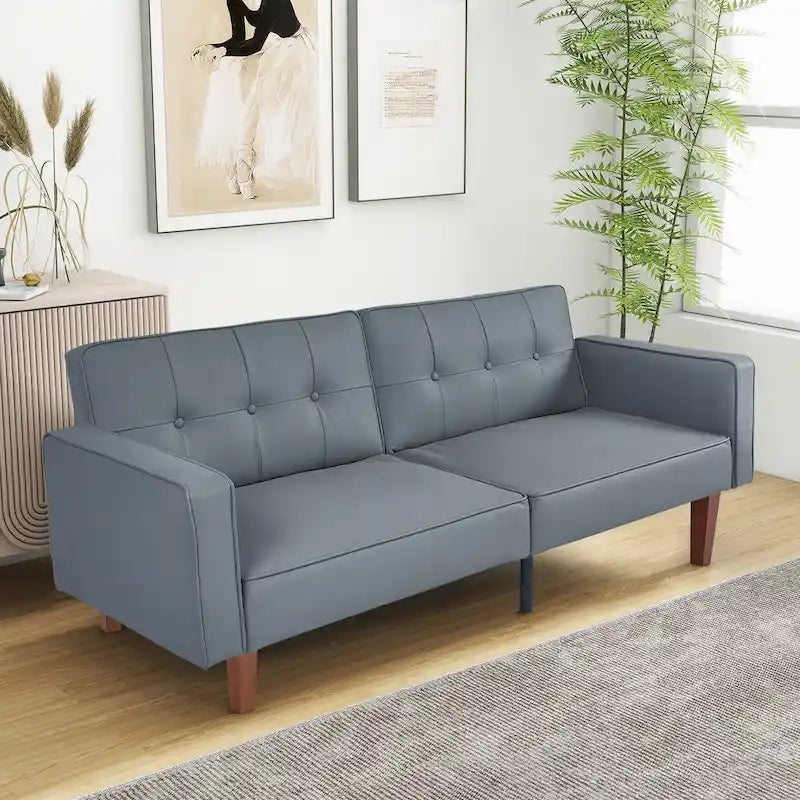 Canapé-lit futon en mousse à mémoire de forme convertible pour salon - 68.11*30.11*28.74
