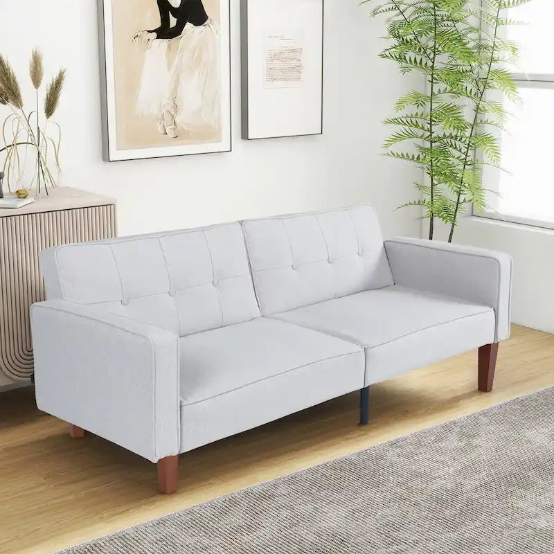 Canapé-lit futon en mousse à mémoire de forme convertible pour salon - 68.11*30.11*28.74