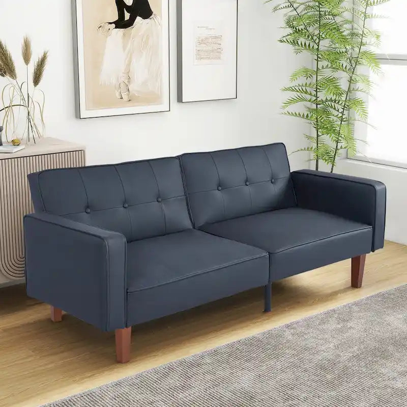 Canapé-lit futon en mousse à mémoire de forme convertible pour salon - 68.11*30.11*28.74